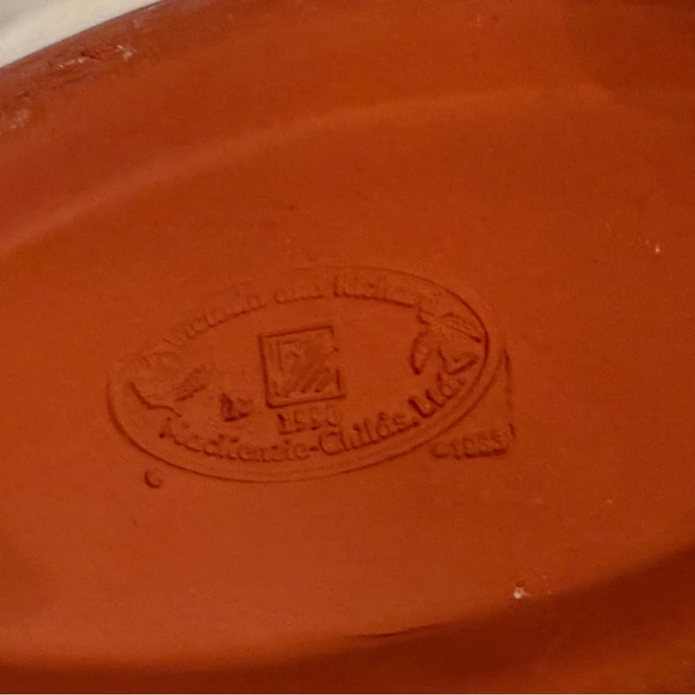 MACKENZIE-CHILDS PLATTER KEUKENHOF PATTERN OVAL RETIRED HAND PAINTED USA HOME